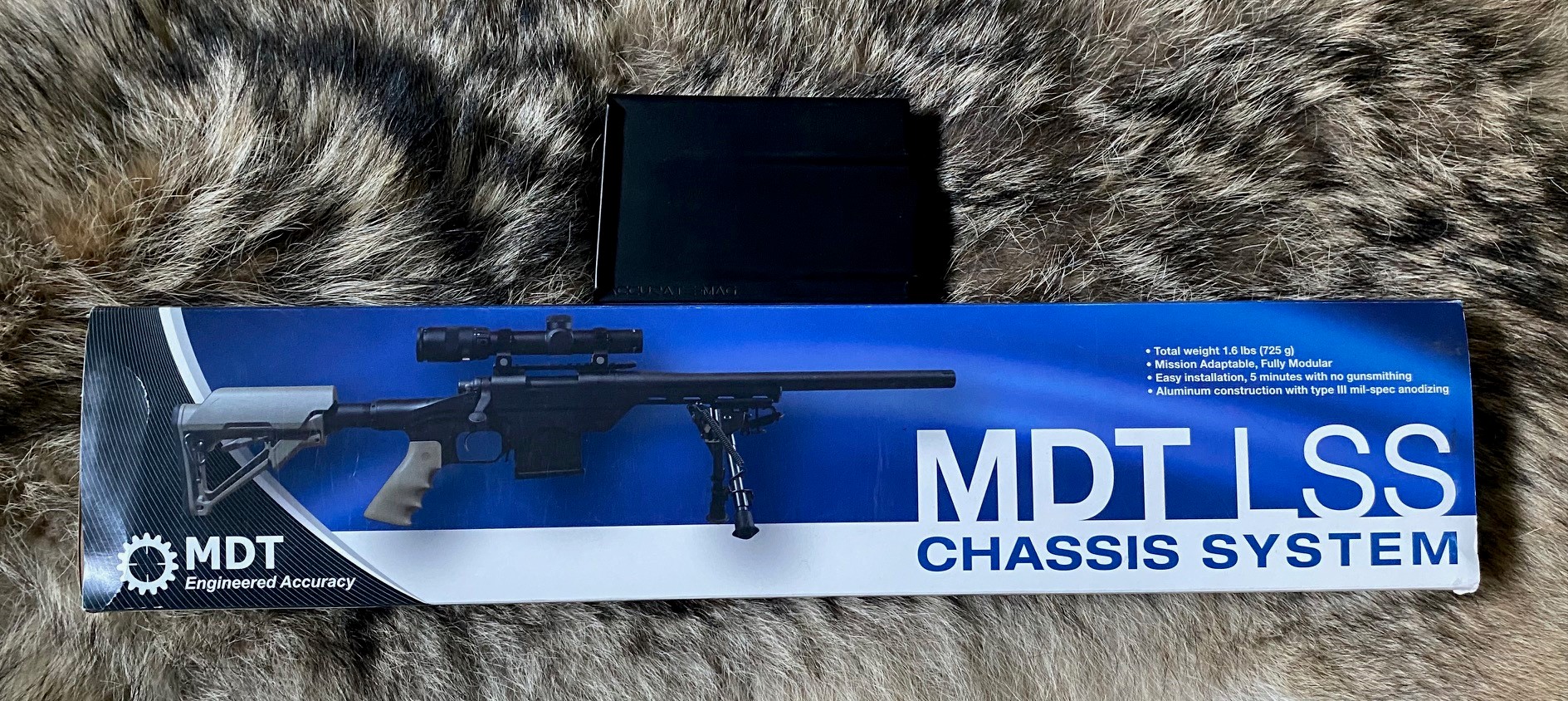 MDT LSS Chassis System - TIKKA T3 Lefthand w/ 2 Accurate Mags